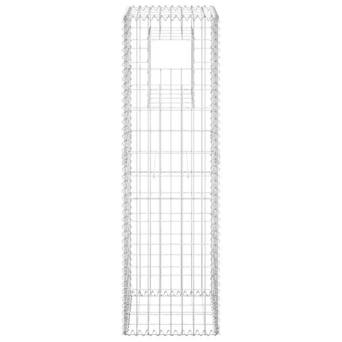 Cesti a Gabbione a Torre 2 pz 40x40x140 cm in Ferro cod mxl 59229