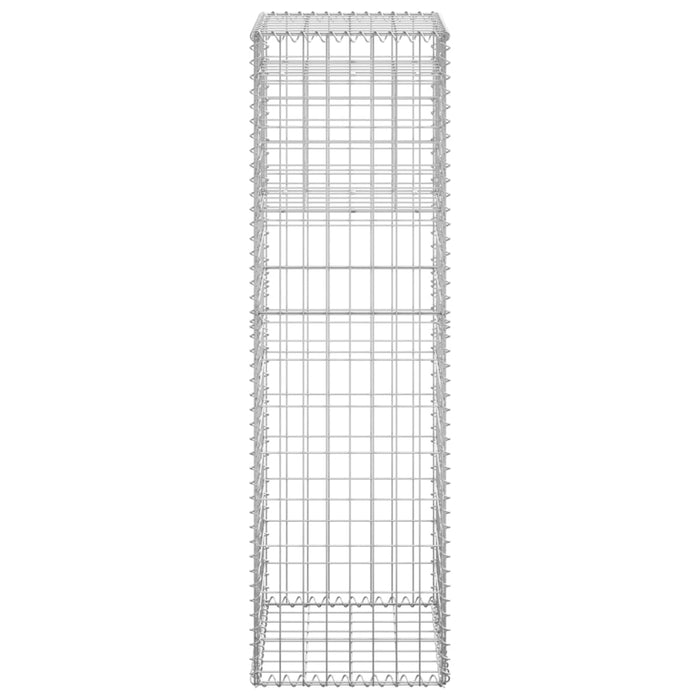 Cesti a Gabbione a Torre 2 pz 40x40x140 cm in Ferro cod mxl 59229