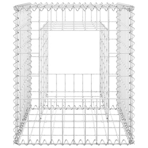 Cesto a Gabbione a Torre 50x50x60 cm in Ferro cod mxl 70855