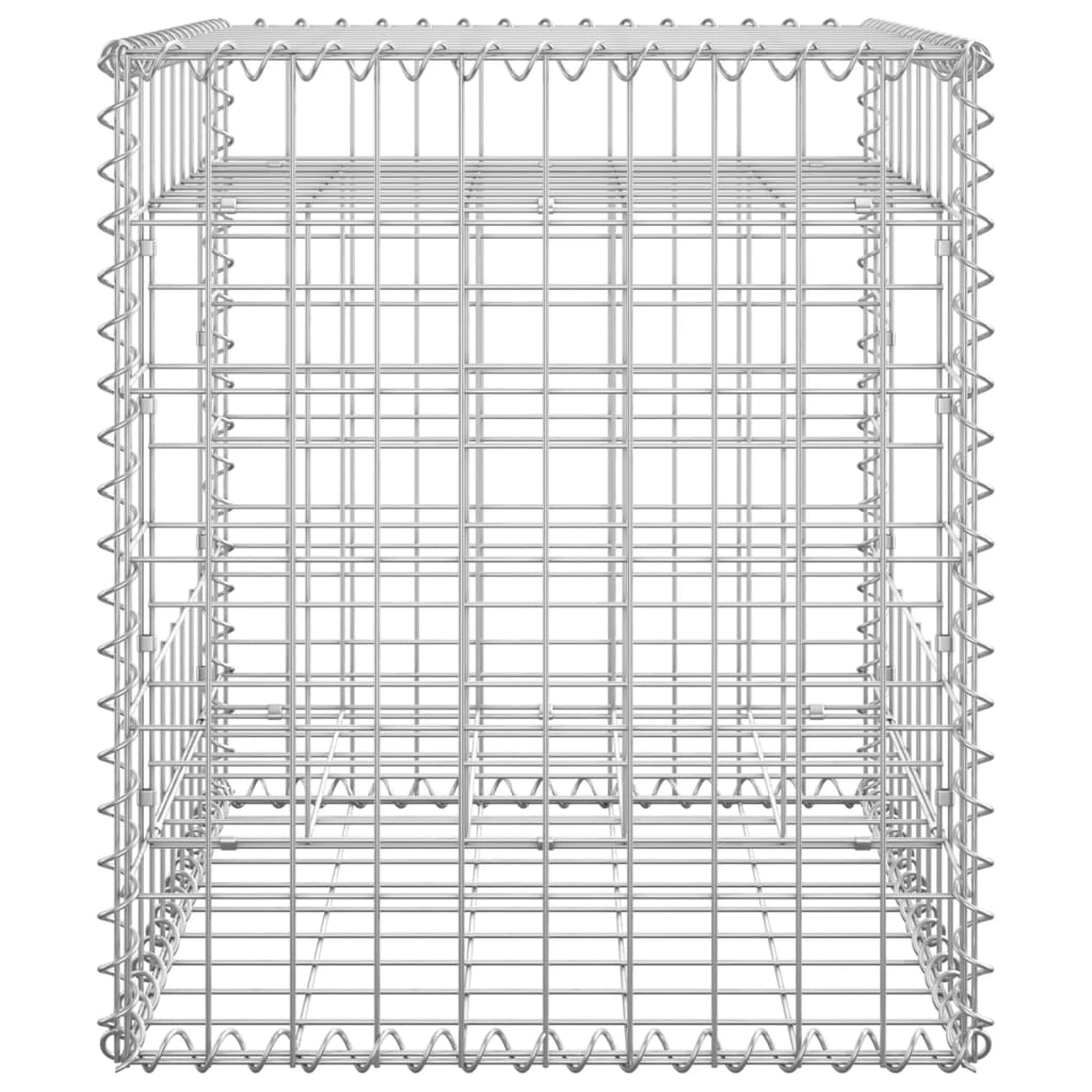 Cesto a Gabbione a Torre 50x50x60 cm in Ferro cod mxl 70855