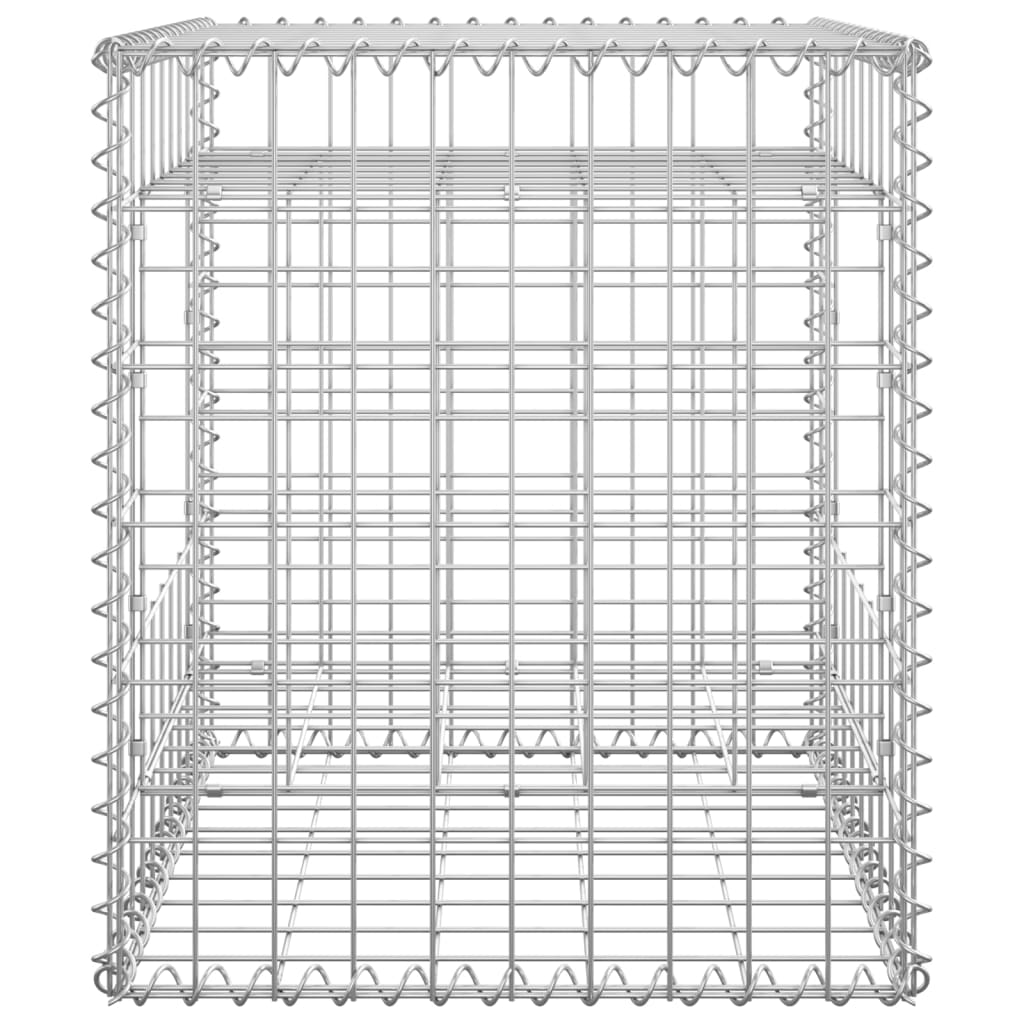 Cesti a Gabbione a Torre 2 pz 50x50x60 cm in Ferro cod mxl 62088