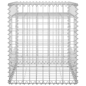 Cesti a Gabbione a Torre 2 pz 50x50x60 cm in Ferro cod mxl 62088