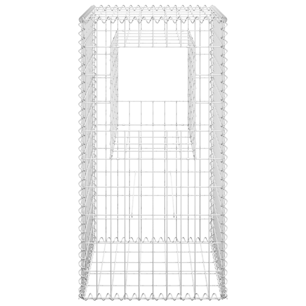 Cesto a Gabbione a Torre 50x50x100 cm in Ferro 151268