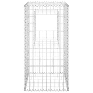 Cesto a Gabbione a Torre 50x50x100 cm in Ferro 151268