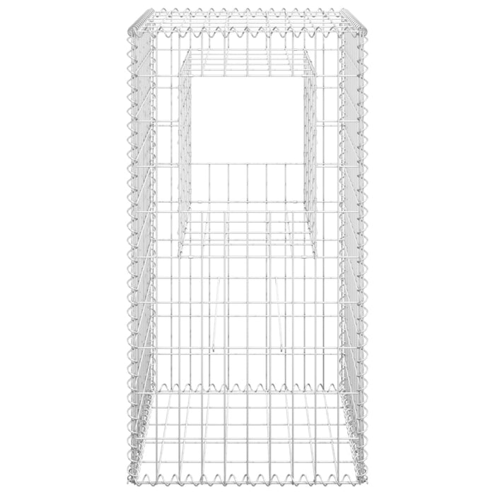 Cesto a Gabbione a Torre 50x50x100 cm in Ferro 151268