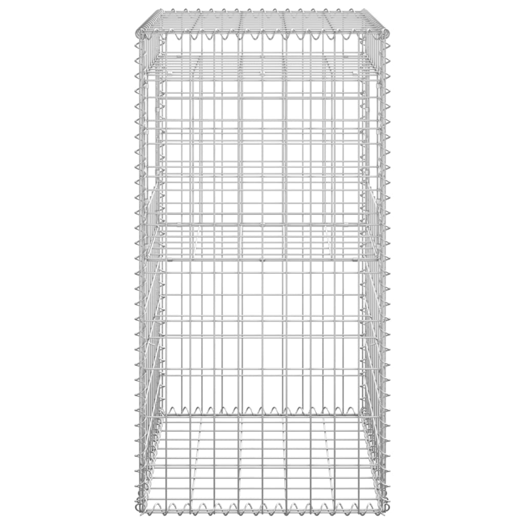 Cesto a Gabbione a Torre 50x50x100 cm in Ferro 151268