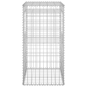 Cesto a Gabbione a Torre 50x50x100 cm in Ferro 151268