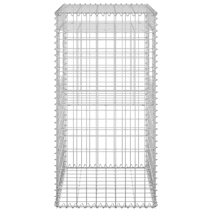 Cesto a Gabbione a Torre 50x50x100 cm in Ferro 151268