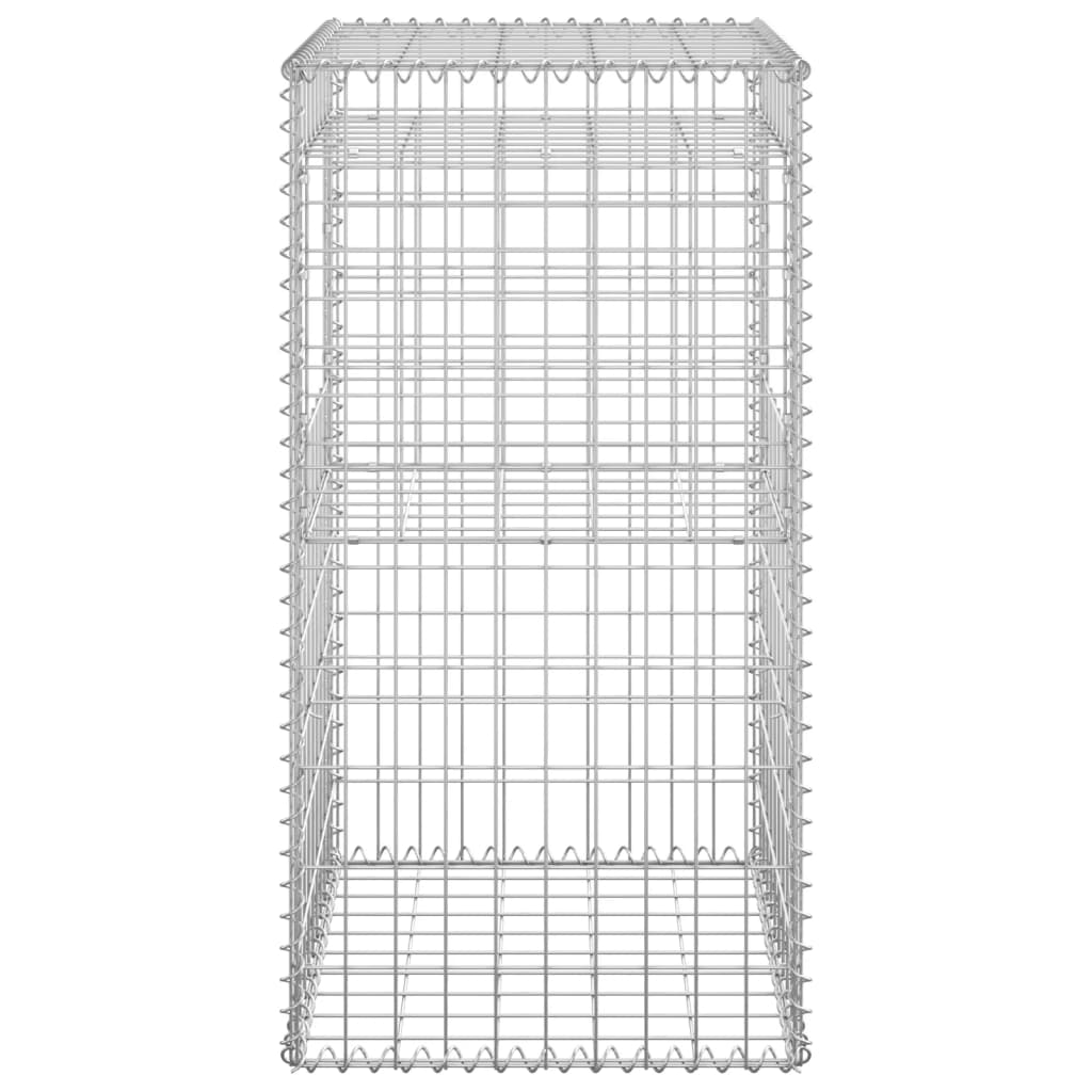 Cesti a Gabbione a Torre 2 pz 50x50x100 cm in Ferro 151269