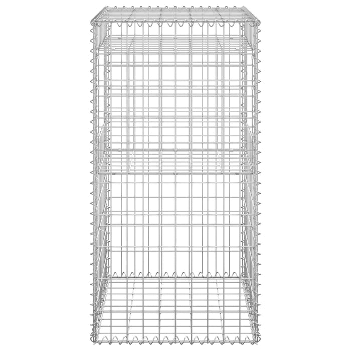 Cesti a Gabbione a Torre 2 pz 50x50x100 cm in Ferro 151269