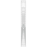 Gabbione a U con 7 Pali in Ferro 740x20x200 cm