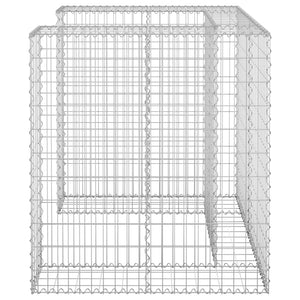 Gabbione per Bidoni in Acciaio Zincato 110x100x110 cm cod mxl 58223