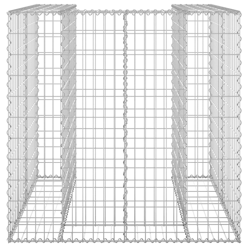 Gabbione per Bidoni in Acciaio Zincato 110x100x110 cm cod mxl 58223