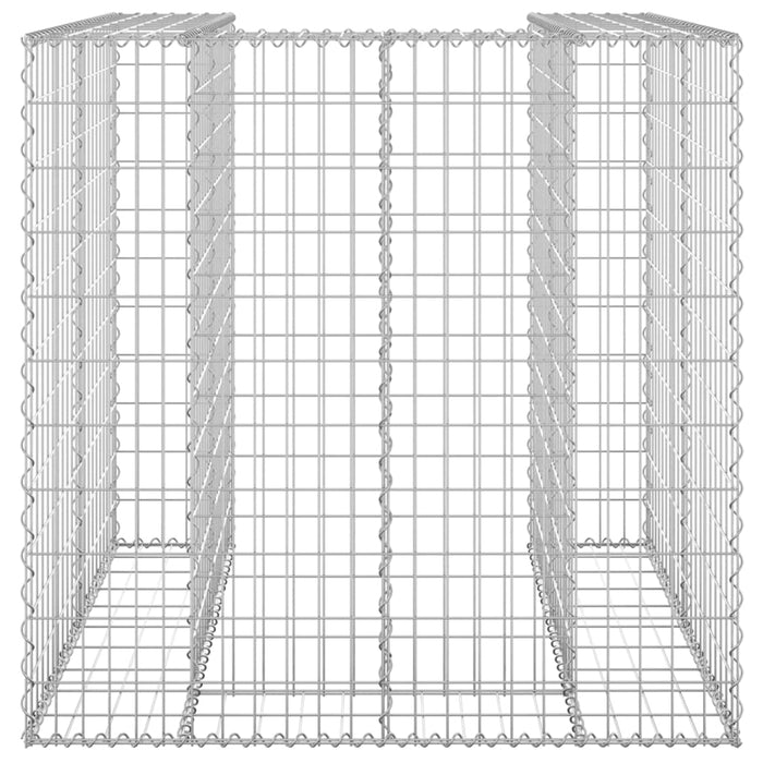 Gabbione per Bidoni in Acciaio Zincato 110x100x110 cm cod mxl 58223