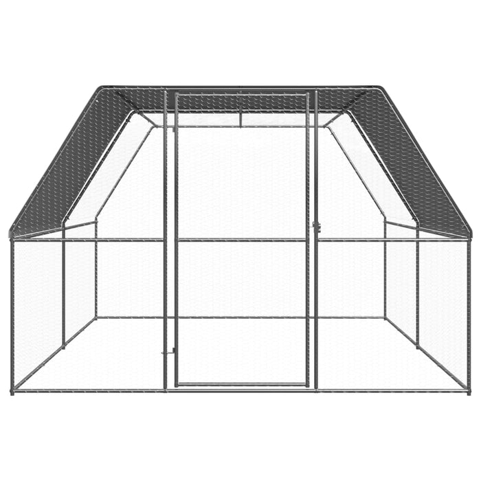 Gabbia per Polli Pollaio da Esterno 3x4x2 m in Acciaio Zincato cod mxl 53997