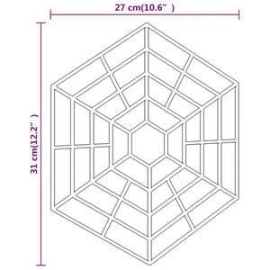 Protezioni per Laghetto 40 pz Nero in Polipropilene 318303