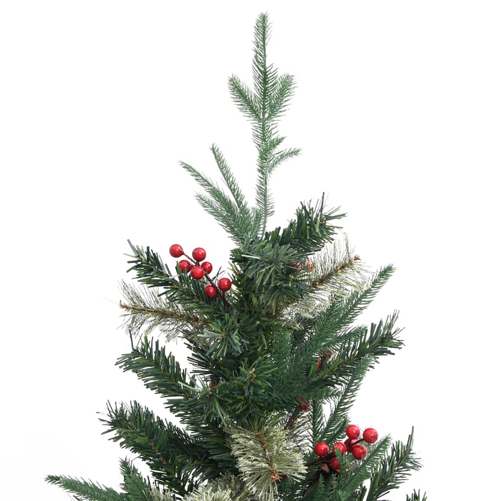 Albero di Natale con Pigne Verde 120 cm in PVC e PE cod mxl 19945