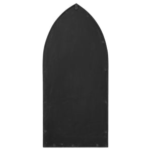 Specchio da Giardino Nero 100x45 cm in Ferro per Uso Esterno cod mxl 67805