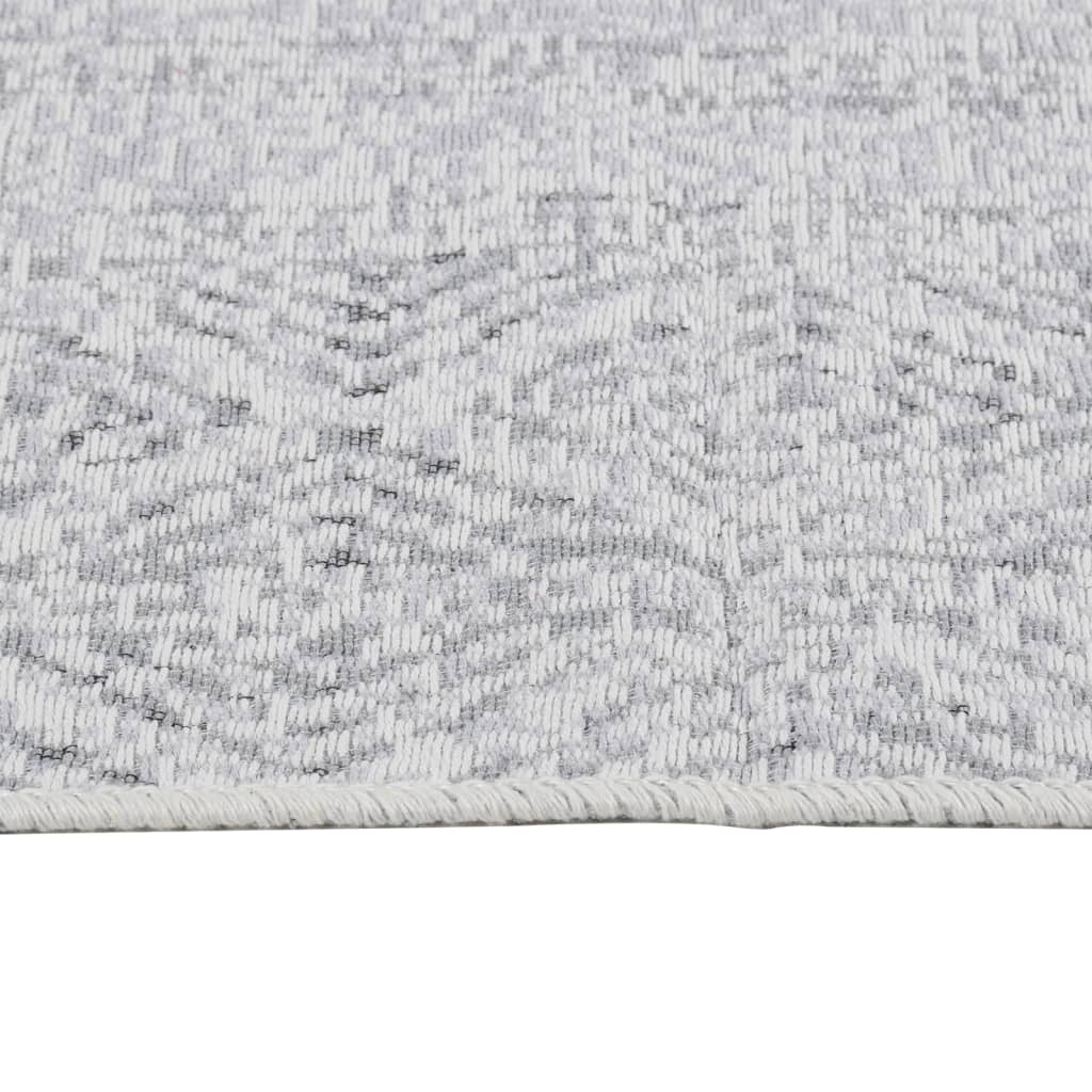 Tappeto Grigio Chiaro 120x180 cm in Cotone 340084