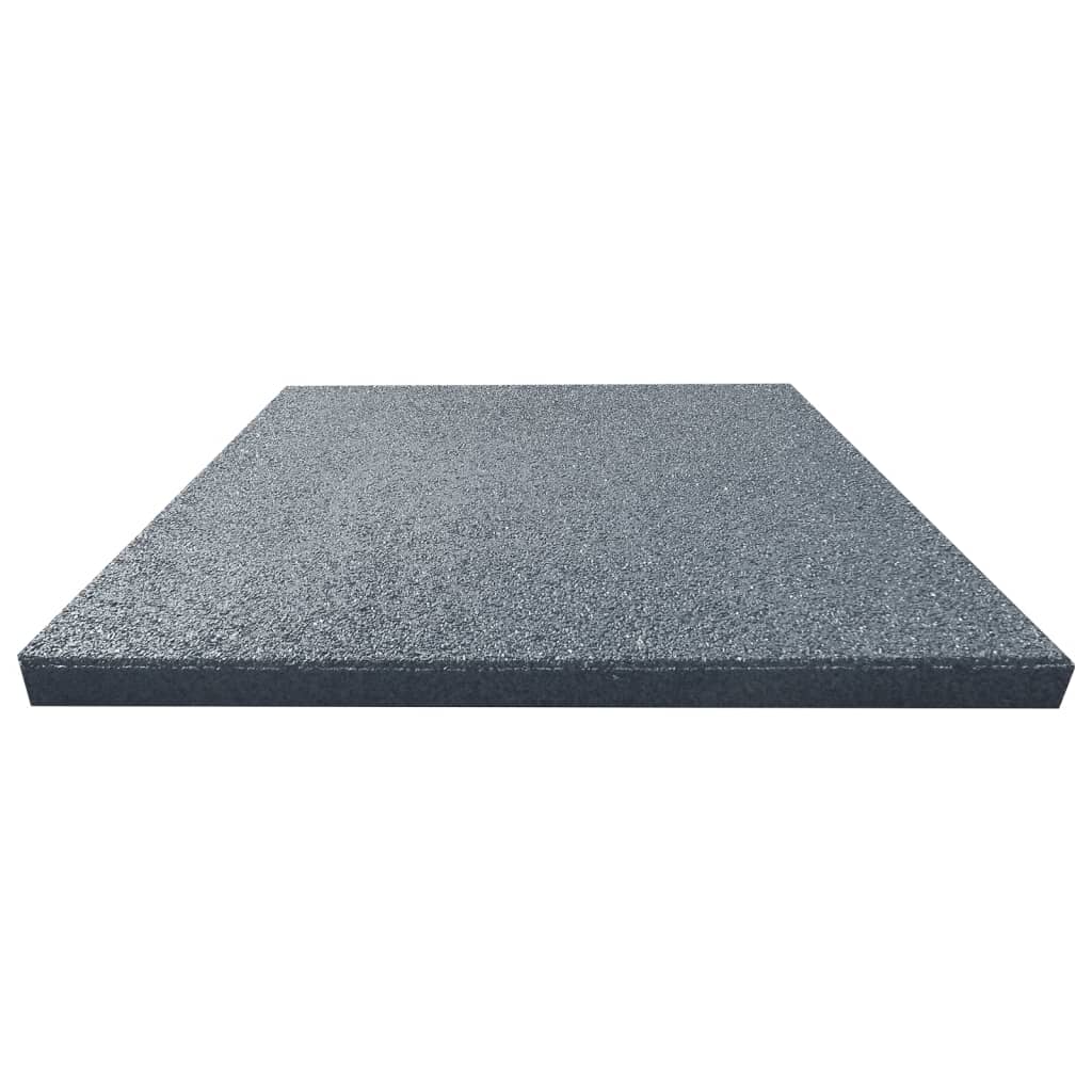 Piastrelle Anticaduta 6 pz in Gomma 50x50x3 cm Grigio cod mxl 40297