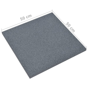 Piastrelle Anticaduta 6 pz in Gomma 50x50x3 cm Grigio cod mxl 40297