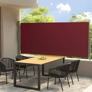 Tenda Laterale Retrattile per Patio 140x300 cm Rossa cod 11757