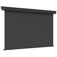 Tenda Laterale per Balcone 140x250 cm Nera