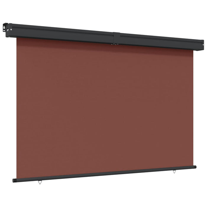 Tenda Laterale per Balcone 170x250 cm Marrone 317867