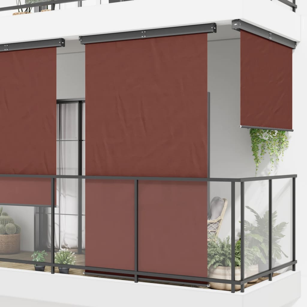 Tenda Laterale per Balcone 170x250 cm Marrone