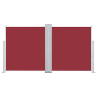 Tenda da Sole Laterale Retrattile Rossa 140x600 cm  cod mxl 29541