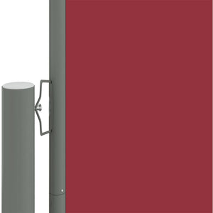 Tenda Laterale Retrattile Rossa 117x1200 cm 318059