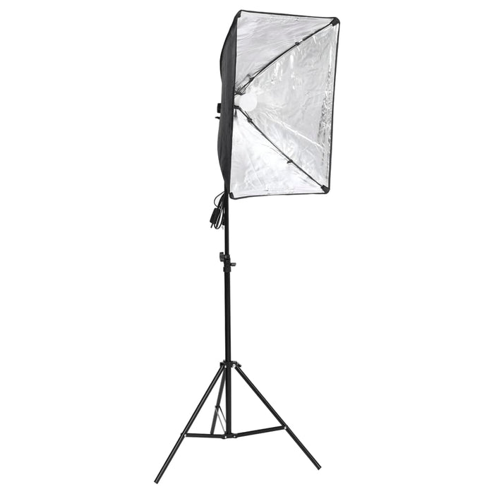 Kit di Illuminazione da Studio con Fondali e Softbox 190237