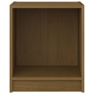 Comodini Marrone Miele 2 pz 35,5x33,5x41,5 cm in Legno di Pino