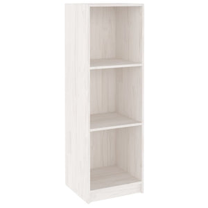 Libreria/Divisorio Bianco 36x33x110 cm Legno Massello di Pino