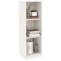 Libreria/Divisorio Bianco 36x33x110 cm Legno Massello di Pino