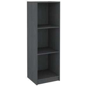 Libreria/Divisorio Grigio 36x33x110 cm Legno Massello di Pino cod mxl 13756