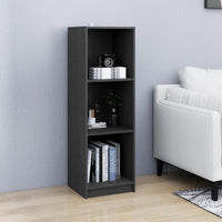 Libreria/Divisorio Grigio 36x33x110 cm Legno Massello di Pino cod mxl 13756