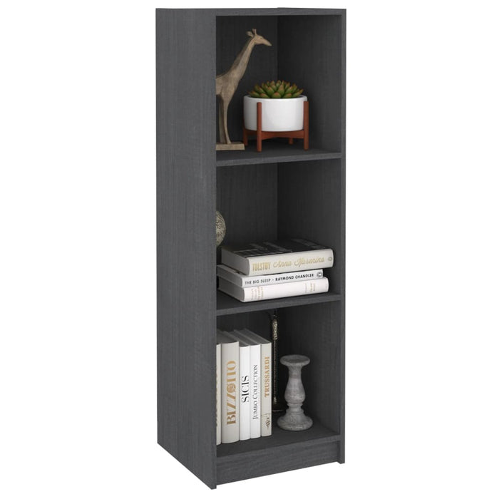 Libreria/Divisorio Grigio 36x33x110 cm Legno Massello di Pino cod mxl 13756