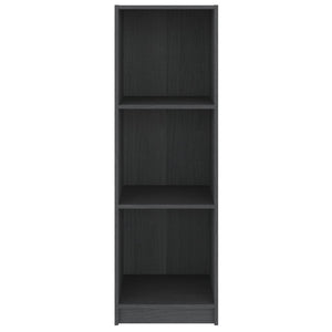 Libreria/Divisorio Grigio 36x33x110 cm Legno Massello di Pino cod mxl 13756