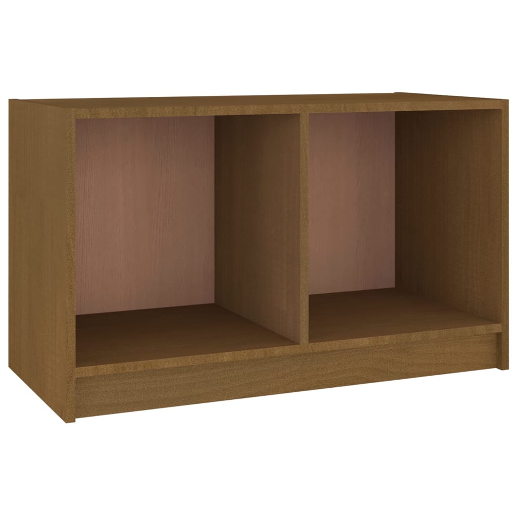 Mobile Porta TV Marrone Miele 70x33x42 cm in Legno di Pino 809945