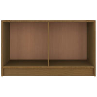 Mobile Porta TV Marrone Miele 70x33x42 cm in Legno di Pino 809945