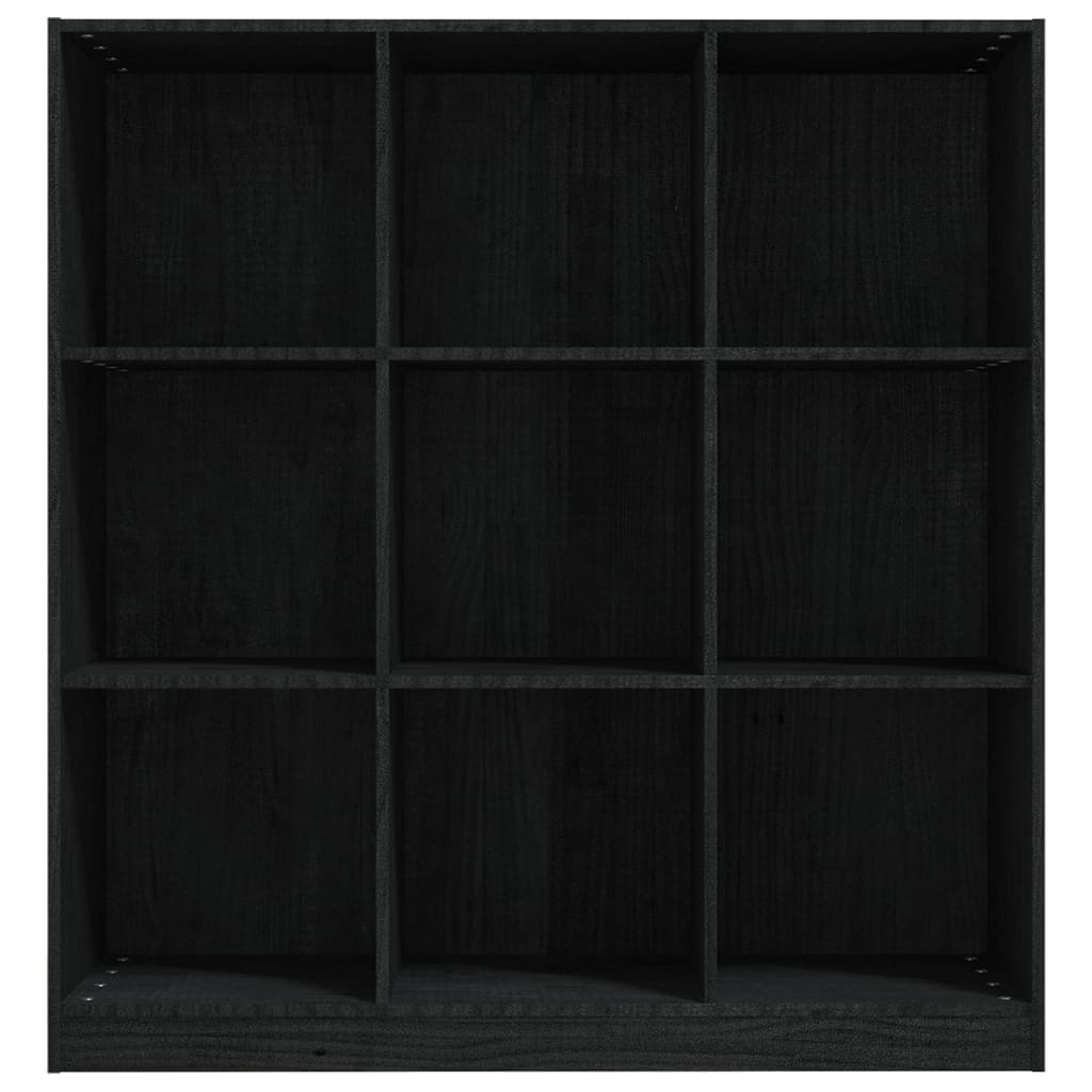 Libreria/Divisorio Nero 104x33,5x110 cm in Massello di Pino cod mxl 19078