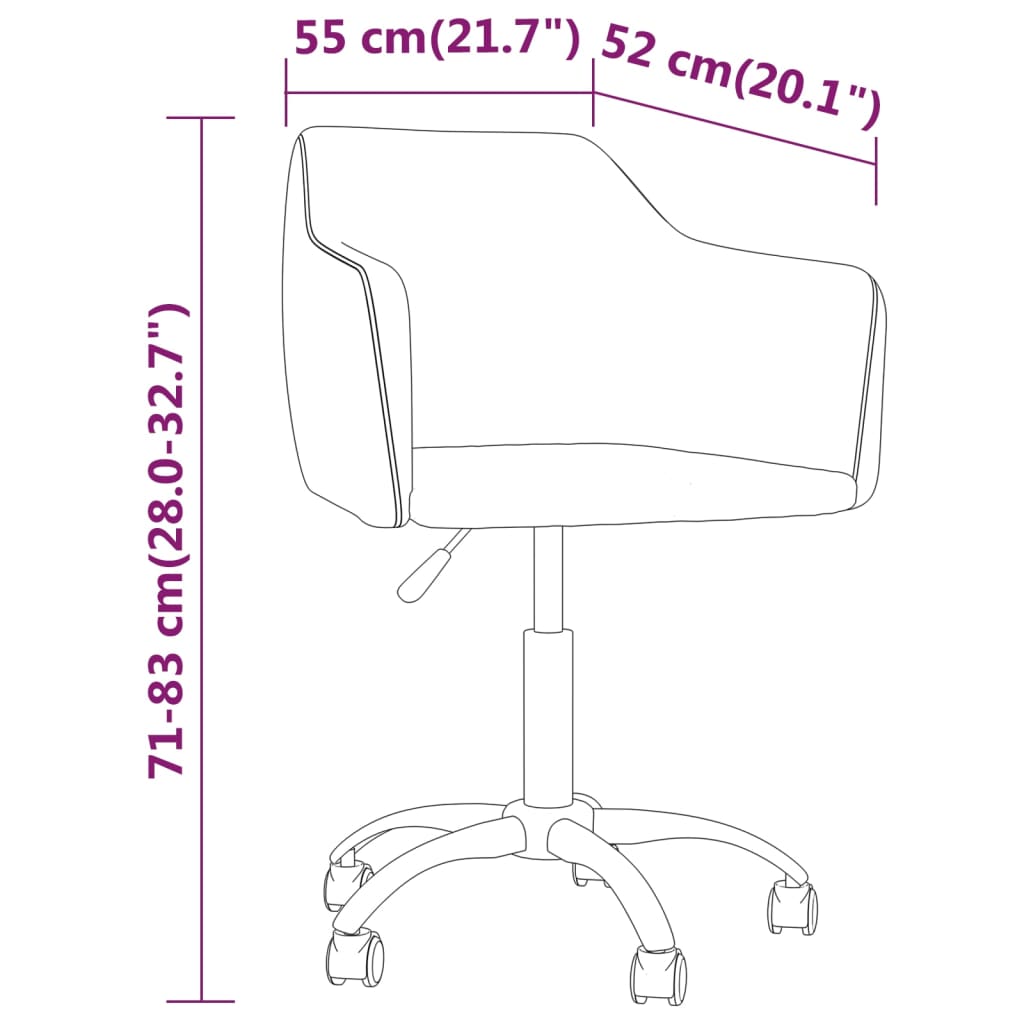 Sedie da Pranzo Girevoli 4 pz Grigio Scuro in Velluto