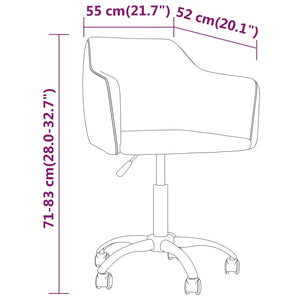 Sedie da Pranzo Girevoli 4 pz Grigio Scuro in Velluto