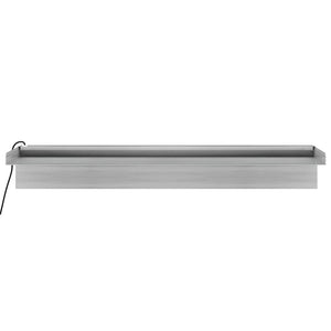 Sfioratore a Cascata con LED RGB Acciaio Inox 60 cm 151410