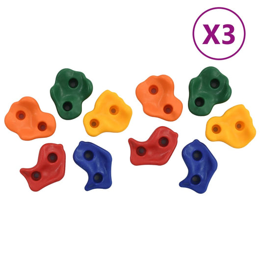 Prese per Arrampicata 30 pz in PE Multicolore cod mxl 77241