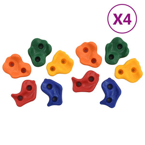 Prese per Arrampicata 40 pz in PE Multicolore cod mxl 77247