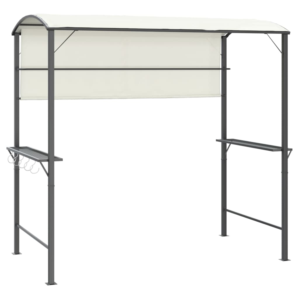 Gazebo con Tetto 220x110x200 cm Crema 318532