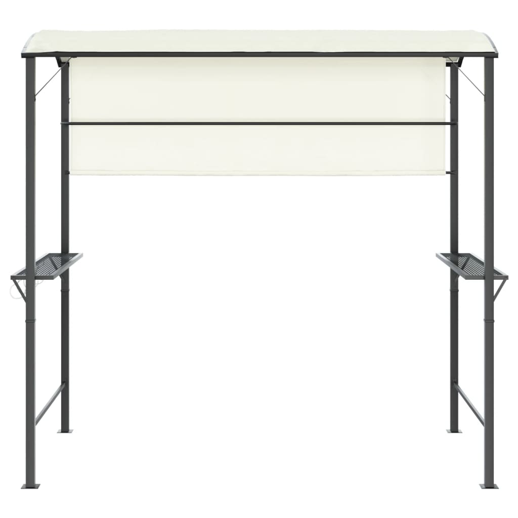 Gazebo con Tetto 220x110x200 cm Crema 318532