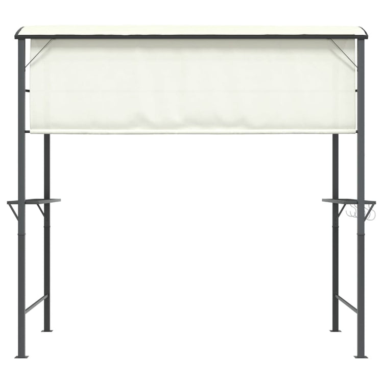 Gazebo con Tetto 220x110x200 cm Crema 318532